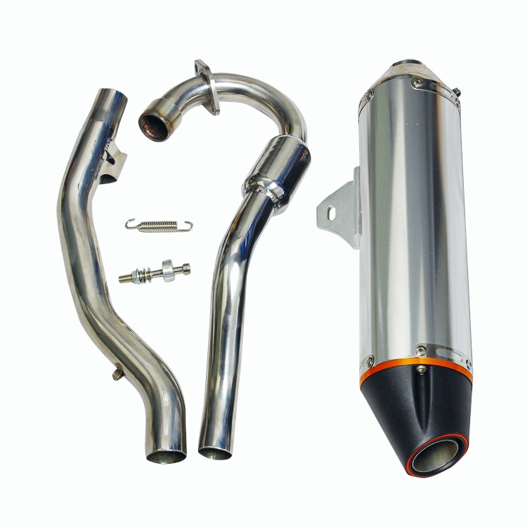 For Honda Crf150f Crf 230f Aluminum Exhaust Muffler Spark Arrestor 03-16 Sliver