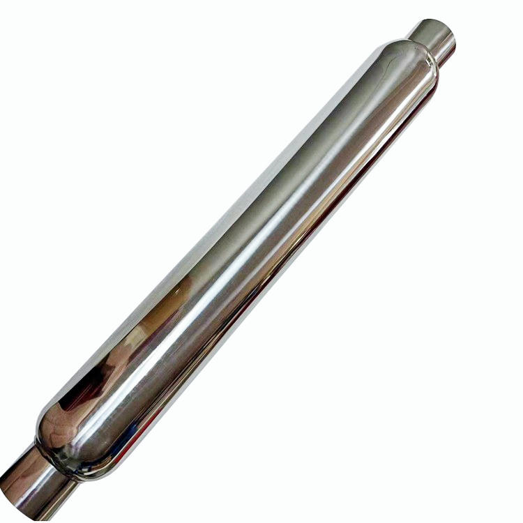 Universal 2.5'' Exhaust Turbine Muffler Resonator 30 inch Long Stainless Steel