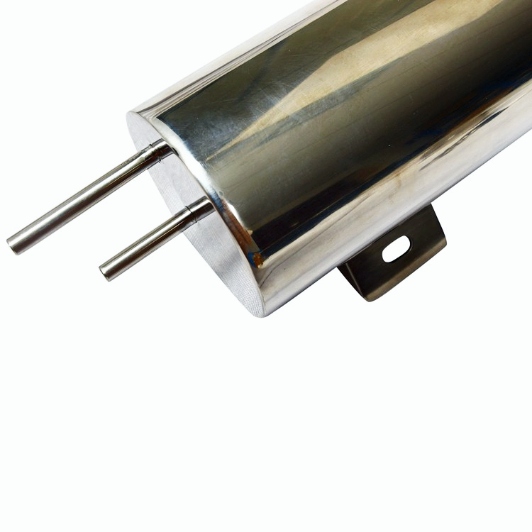 3" x 9" Polished Stainless Steel Radiator Overflow Tank Catch NEW