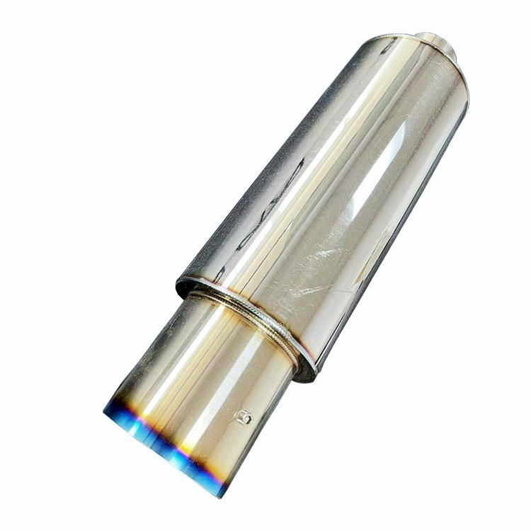 For Honda Acura N1 Style 4" Burnt Tip Racing Weld On Exhaust Muffler 2.5" Inlet