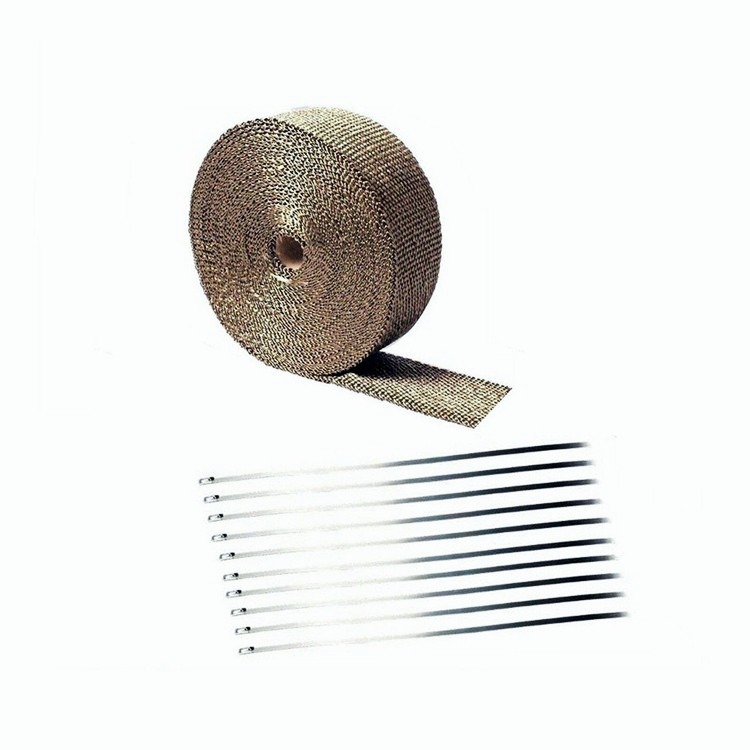 Manifold Header Exhaust Thermal Heat Tape Wrap Roll , heat insulating wrap