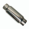 3"Inlet/Outlet Stainless Steel Welded Muffler Exhaust Resonator Straight Through 11.5 inch Overall