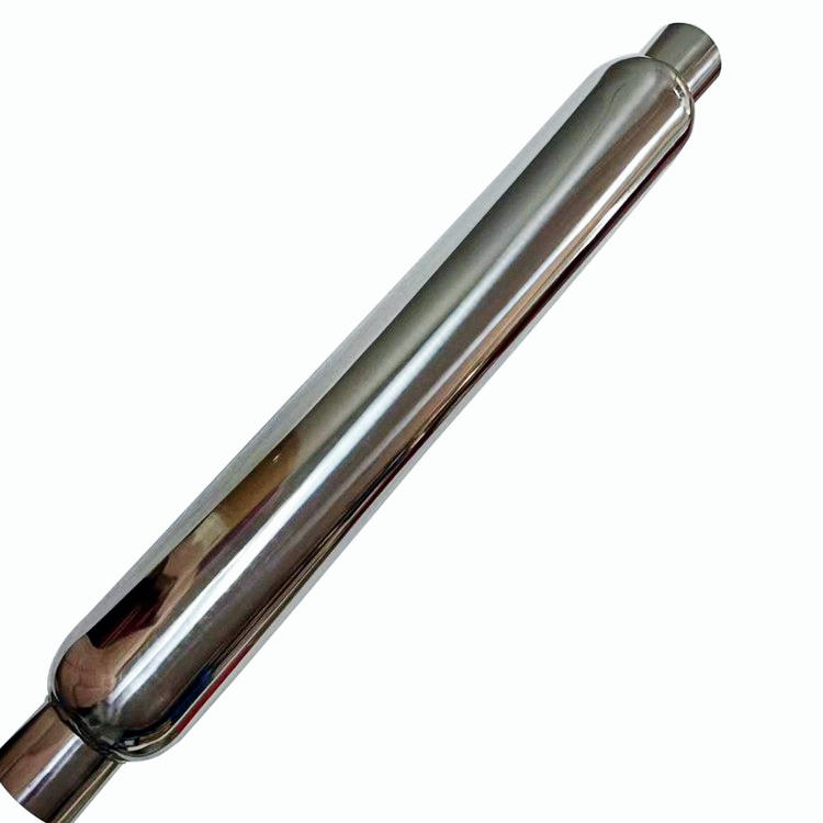 Universal 2.5'' Exhaust Turbine Muffler Resonator 30 inch Long Stainless Steel