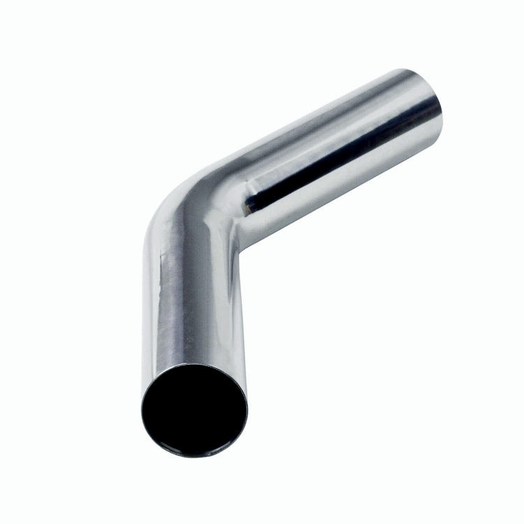 T-304 S/S 45 Degree Stainless Steel Exhaust Pipe Tubing 2 Ft long OD:3''/76mm