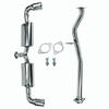 Catback Exhaust System For 04-11 Mazda RX-8 Dual Path Bolt-On Stainless 3.5" Tip