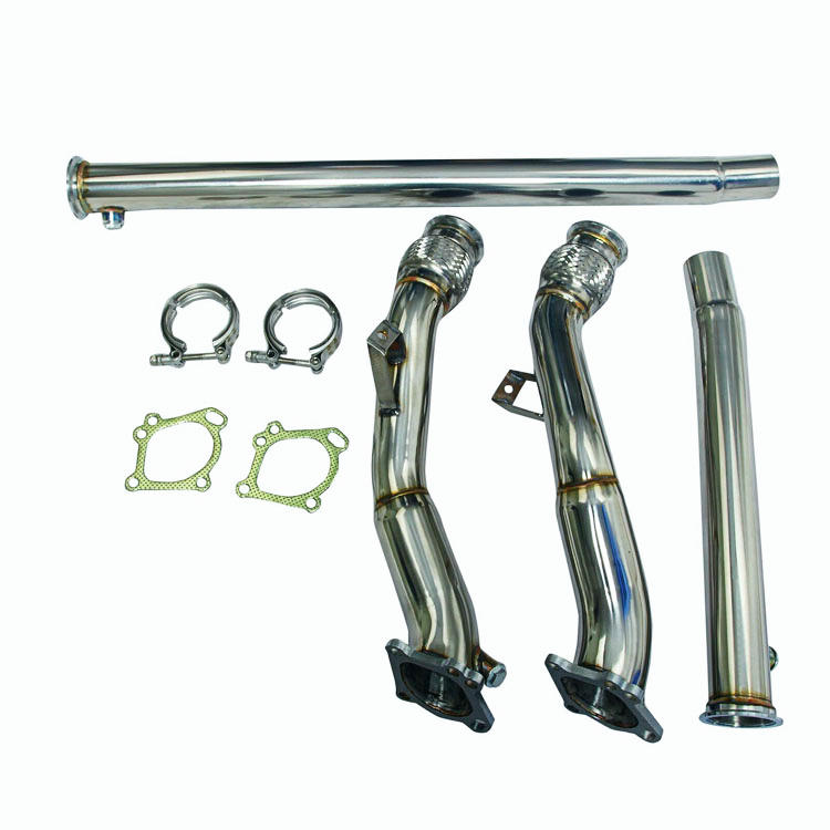 3"-2.5" Catless Downpipes K04/RS6 Fits Audi S4 B5 A6/Allroad C5 2.7L BiTurbo New