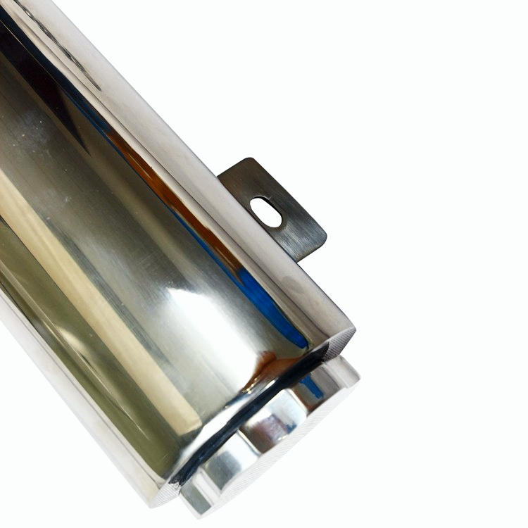 3" x 9" Polished Stainless Steel Radiator Overflow Tank Catch NEW