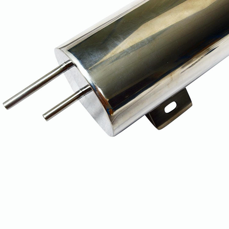3" x 9" Polished Stainless Steel Radiator Overflow Tank Catch NEW