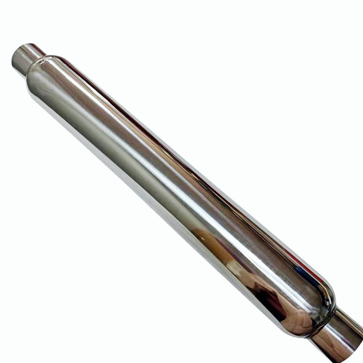 Universal 2.5'' Exhaust Turbine Muffler Resonator 30 inch Long Stainless Steel