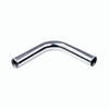 2.5" 1.8mm Polished Aluminum Intercooler Pipe Kit + Black Hose + Clamp Universal