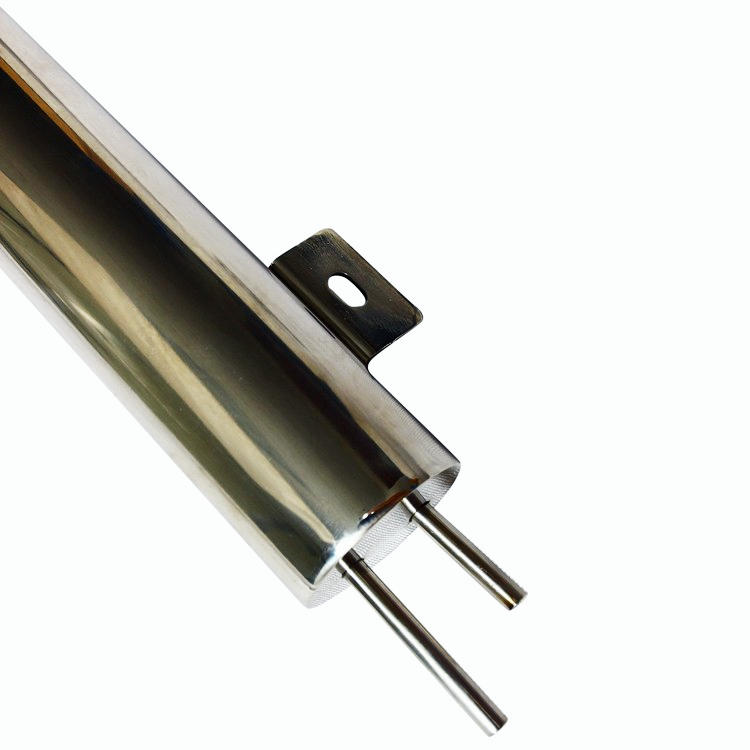 2" x 13" Polished Stainless Steel Radiator Overflow Tank Catch Can 20 OZ