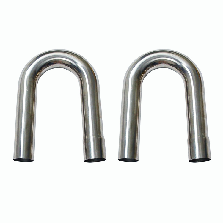 8PCS 3.0'' 304 Stainless Mandrel Bend Exhaust Straight & Bend Pipe DIY Kits