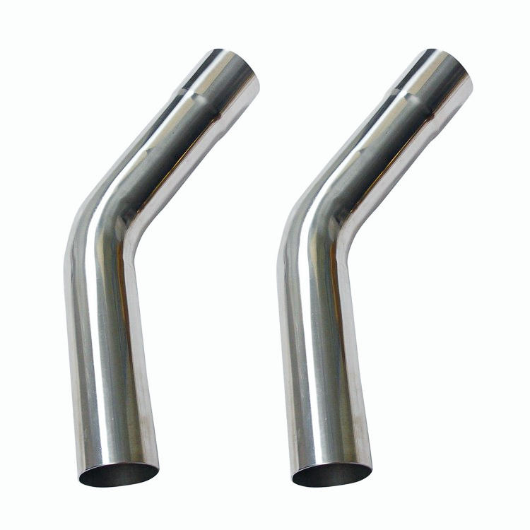 8PCS 3.0'' 304 Stainless Mandrel Bend Exhaust Straight & Bend Pipe DIY Kits