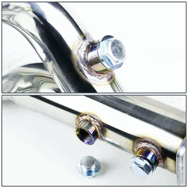 Metallic Stainless Steel Exhaust Header For 00-04 Ford Focus ZX3/ZX5 2.0L