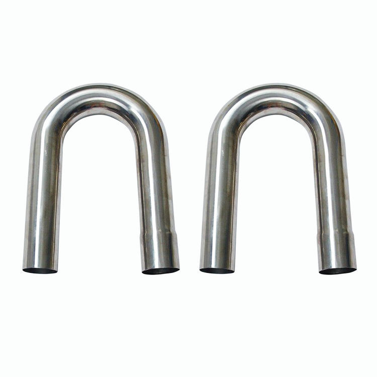 8PCS 3.0'' 304 Stainless Mandrel Bend Exhaust Straight & Bend Pipe DIY Kits