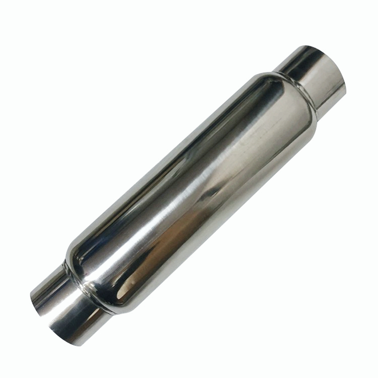 Universal 3" In/Out Exhaust Muffler / Resonator - Fiberglass 304 Stainless Steel
