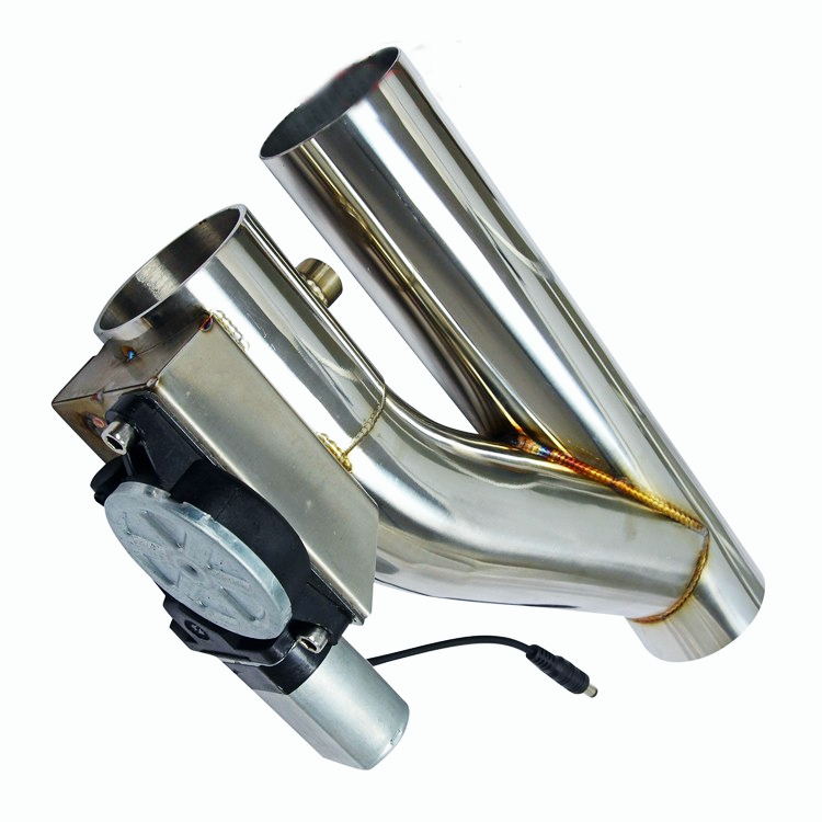 2Pcs 2.5"Electric Exhaust Downpipe E-Cut Out Valve + One CONTROLLER REMOTE KIT