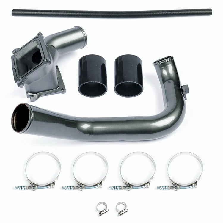WCFab Y-Bridge & Intercooler Pipe Kit For 06-10 GM 6.6L LBZ & LMM Duramax Diesel