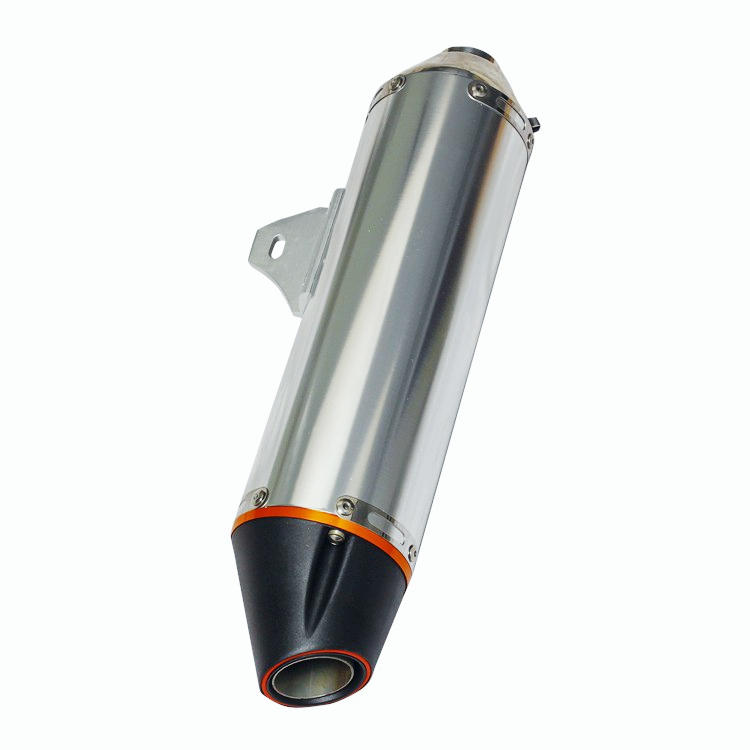For Honda Crf150f Crf 230f Aluminum Exhaust Muffler Spark Arrestor 03-16 Sliver