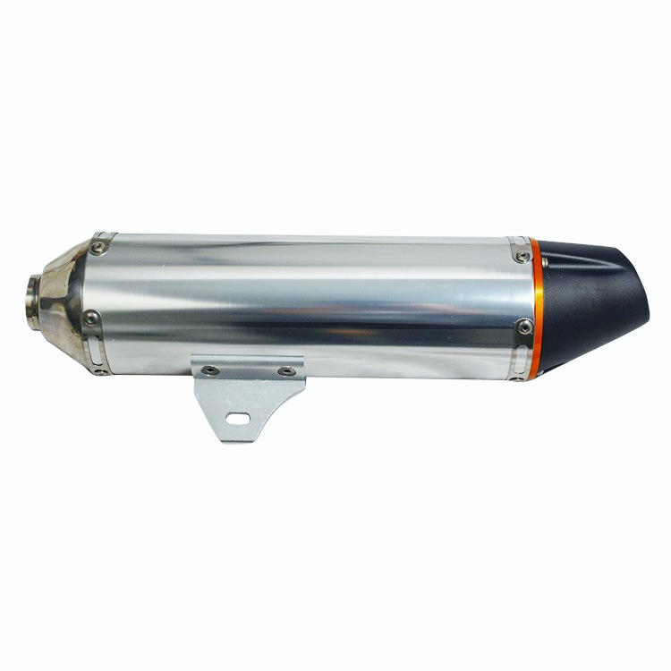 For Honda Crf150f Crf 230f Aluminum Exhaust Muffler Spark Arrestor 03-16 Sliver