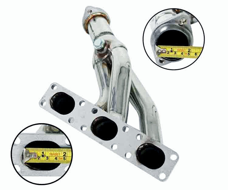 Performance Exhaust Manifold Headers For BMW E46 E39 Z3 2.5L 2.8L 3.0L L6