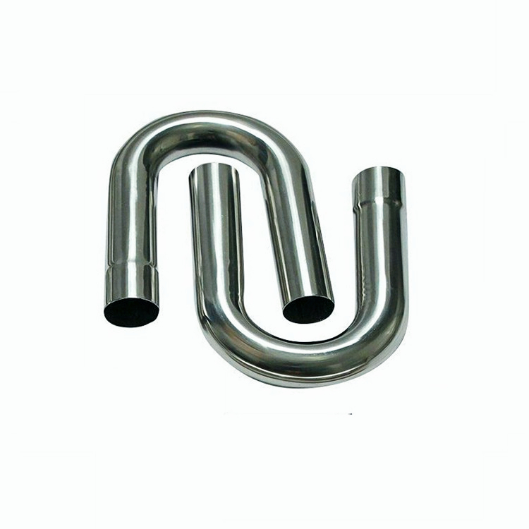 2pc 3" U 180 Degree SS Stainless Steel Exhaust Mandrel Bend Pipe Tube Tubing