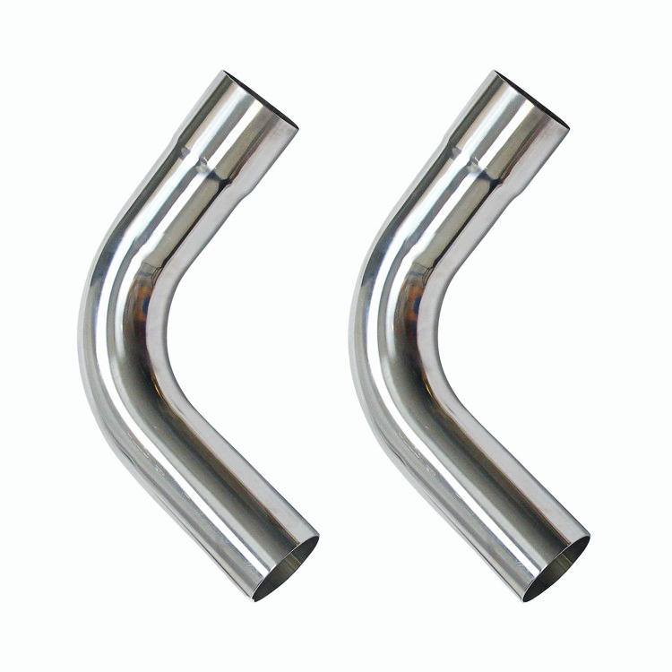 8PCS 3.0'' 304 Stainless Mandrel Bend Exhaust Straight & Bend Pipe DIY Kits