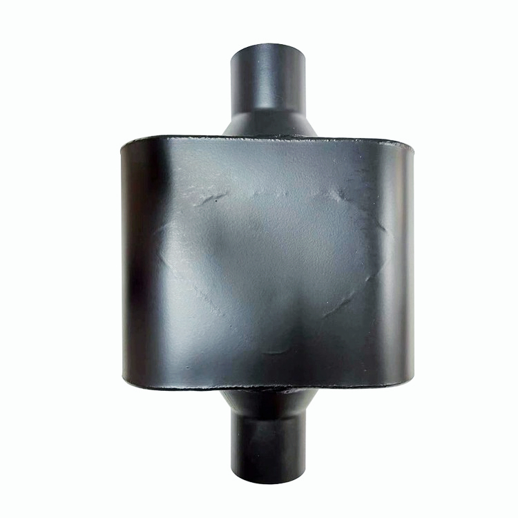 2.25"Center Inlet/ Outlet Stainless Steel Chambered Muffler Silencer 13" Overall