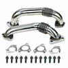 6.6L Duramax Heavy Duty Ugraded 304SS Up Pipes W/ Gaskets 01-16 GMC Chevy