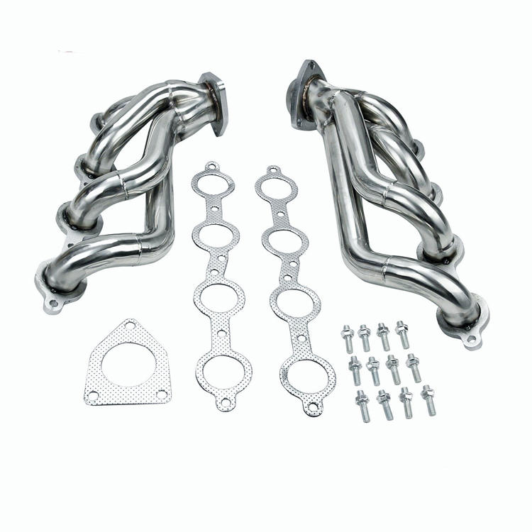 Exhaust Header for 00-01 GMC YUKON 4.8L 5.3L with EGR/ 99-01 GMC SIERRA 1500 2500 With EGR