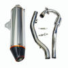 For Honda Crf150f Crf 230f Aluminum Exhaust Muffler Spark Arrestor 03-16 Sliver