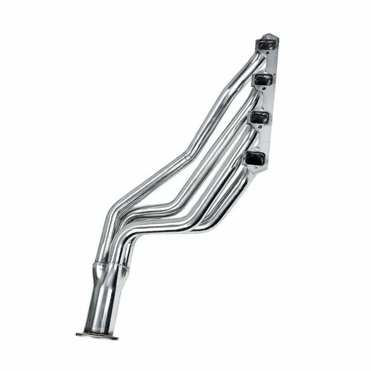 Headers, Block Hugger, Steel, Natural, Street Rod with Chevy, 396, 402, 427, 454, Pair 