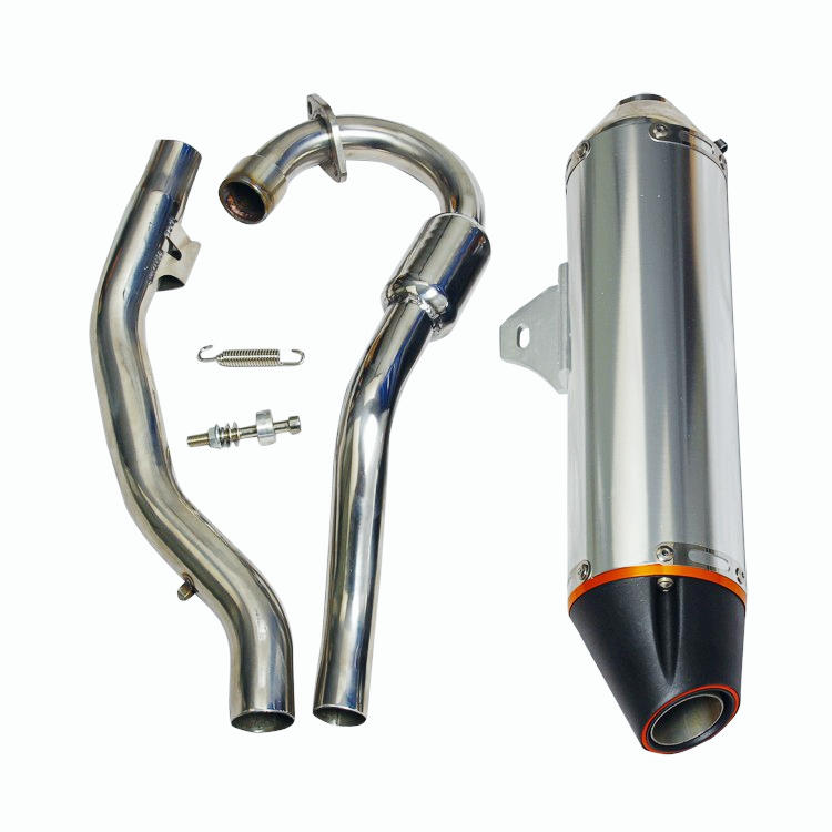 For Honda Crf150f Crf 230f Aluminum Exhaust Muffler Spark Arrestor 03-16 Sliver