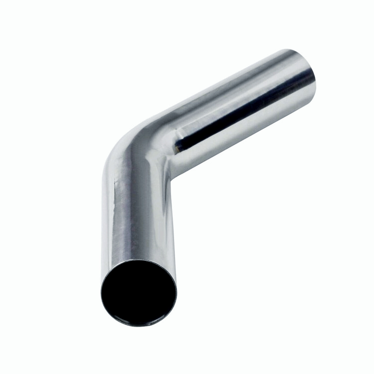 T-304 S/S 45 Degree Stainless Steel Exhaust Pipe Tubing 2 Ft long OD:3''/76mm