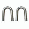 8PCS 3.0'' 304 Stainless Mandrel Bend Exhaust Straight & Bend Pipe DIY Kits