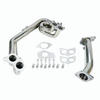 For 08-17 Subaru Impreza Wrx/Sti Ej25 2pc Manifold Header+Up-Pipe/Uppipe/Exhaust