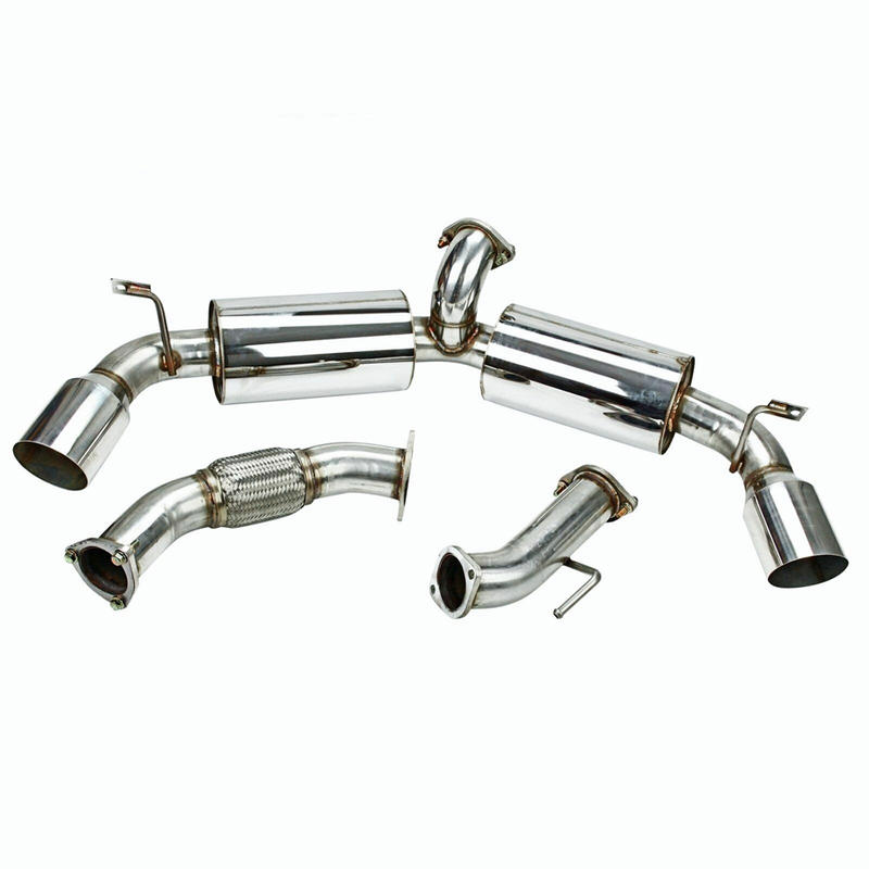 Dual Burnt Tip Muffler Catback Exhaust System For 91-95 MR2 Turbo 2.0L SW20 4.5''