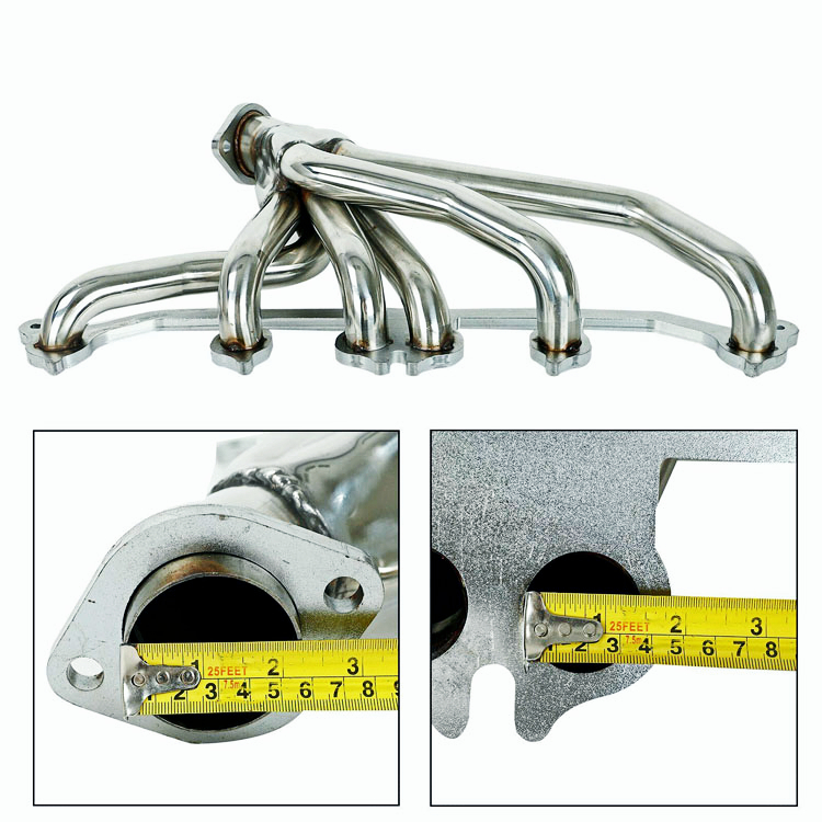 For 91-99 Wrangler / Cherokee 91-92 Comanche Stainless Steel Revolver Header