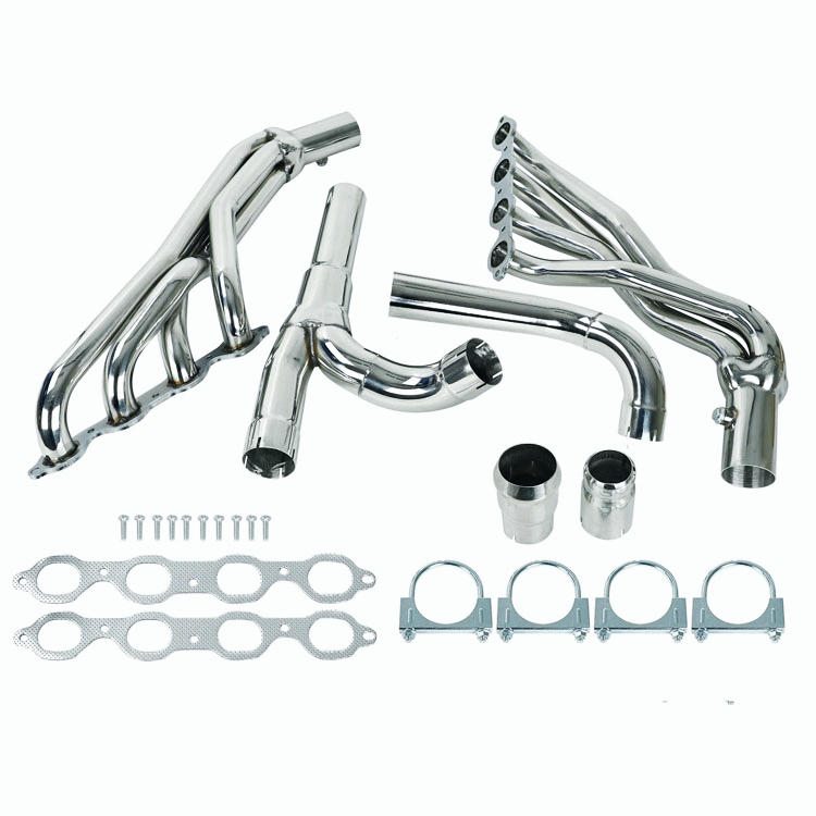 Fits Chevy GMC 14-17 5.3L 6.2L Long Tube Stainless Steel Headers w/ Y Pipe