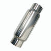 3"Inlet/Outlet Stainless Steel Welded Muffler Exhaust Resonator Straight Through 11.5 inch Overall