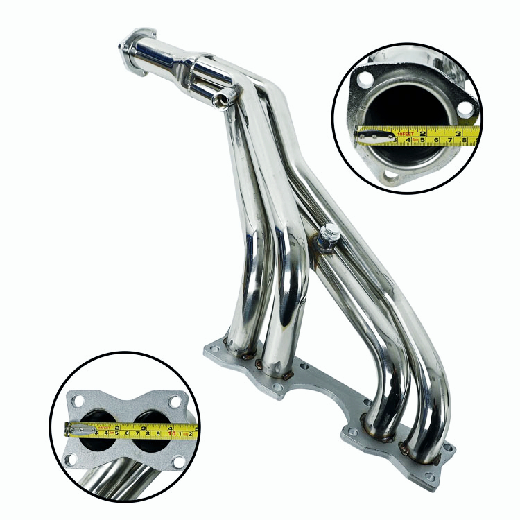  For 90-95 Nissan d21/Pickup 2.4l Engine Tubular Manifold Tri-y Exhaust Header