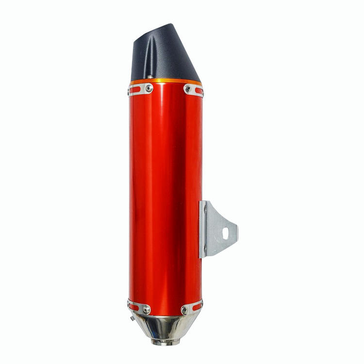For Honda Crf150f Crf 230f Aluminum Exhaust Muffler Spark Arrestor 03-16 Red