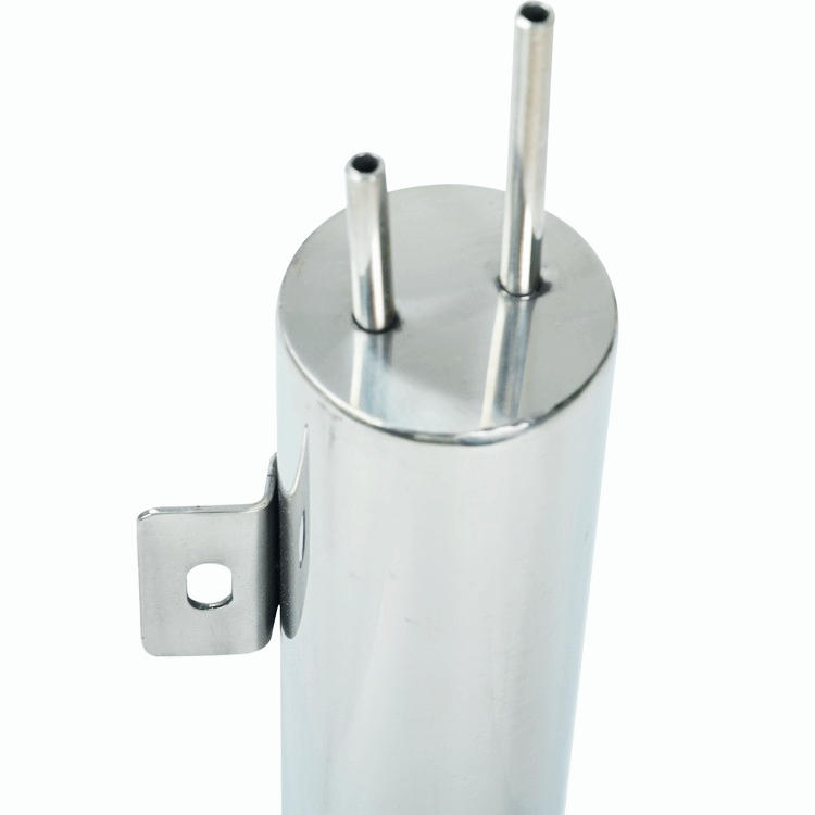 New Brand 2"x10" Polished Stainless Steel 20OZ Radiator Over Flow Tank Universal