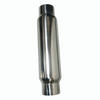 Universal 3" In/Out Exhaust Muffler / Resonator - Fiberglass 304 Stainless Steel