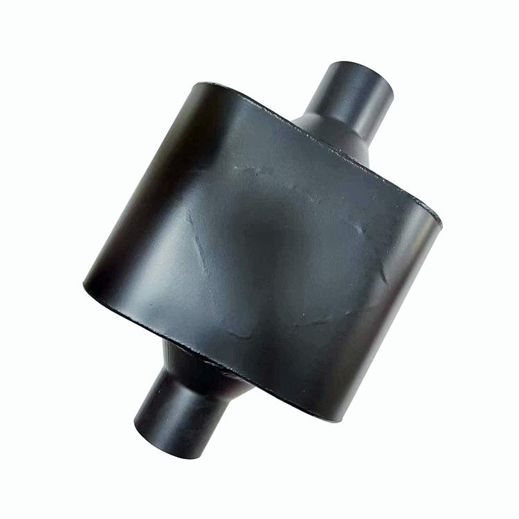 2.25"Center Inlet/ Outlet Stainless Steel Chambered Muffler Silencer 13" Overall