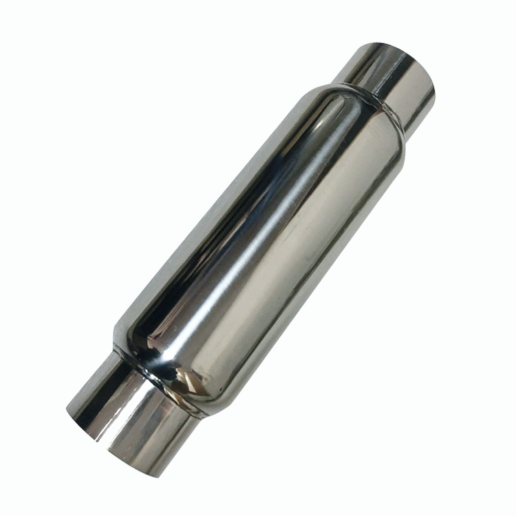 High Performance Muffler Exhaust 3" Inlet/Outlet 14" Long Fiberglass Resonator